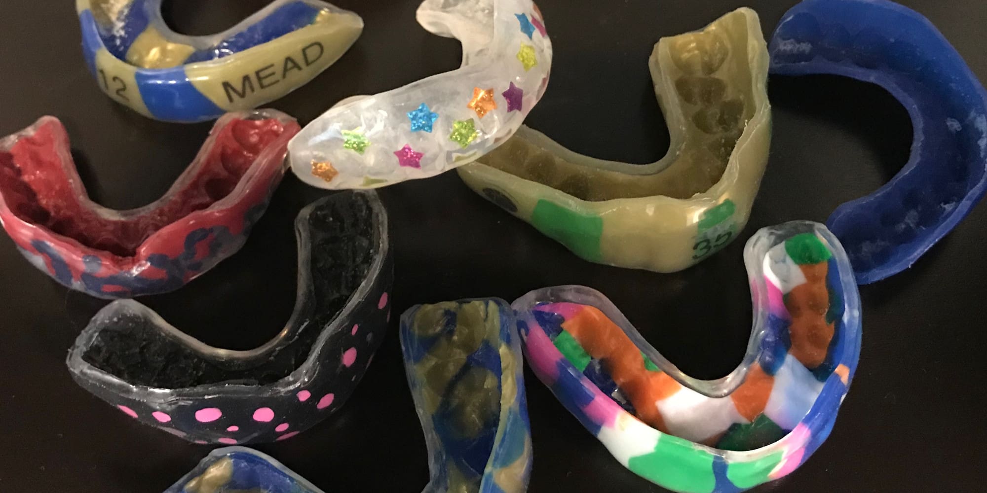 Custom Sports TekFit Mouthguards customized at Chaffin Dental Care, Spokane WA